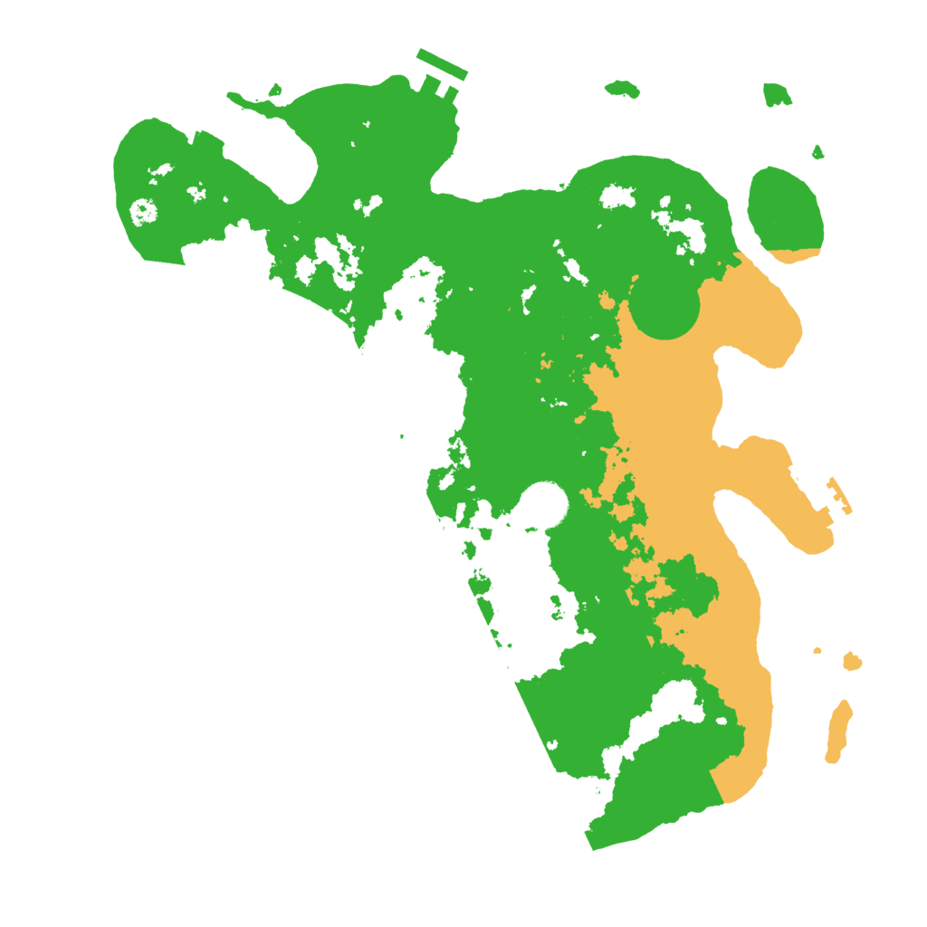 Biome Rust Map: Procedural Map, Size: 3500, Seed: 910725672