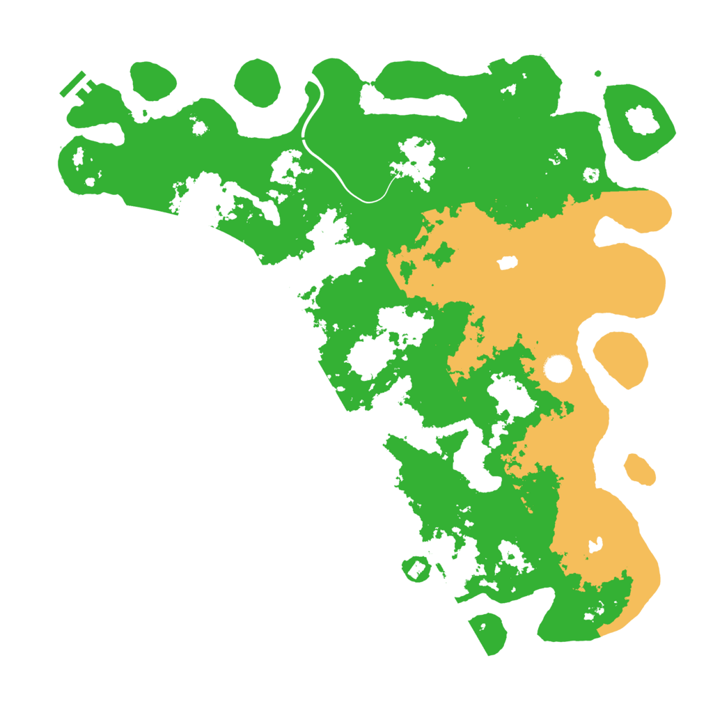 Biome Rust Map: Procedural Map, Size: 4500, Seed: 60103304