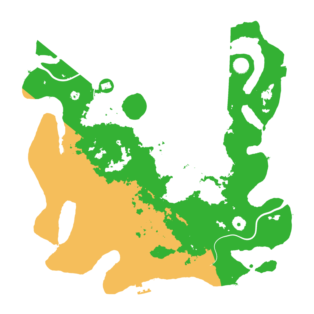 Biome Rust Map: Procedural Map, Size: 3500, Seed: 1832705455