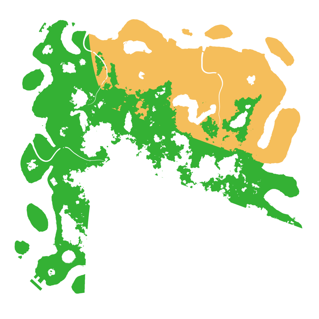 Biome Rust Map: Procedural Map, Size: 4500, Seed: 1420718649