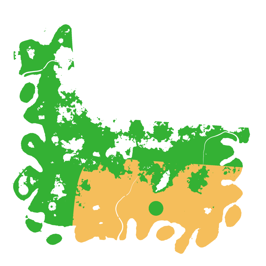 Biome Rust Map: Procedural Map, Size: 4800, Seed: 1522829014