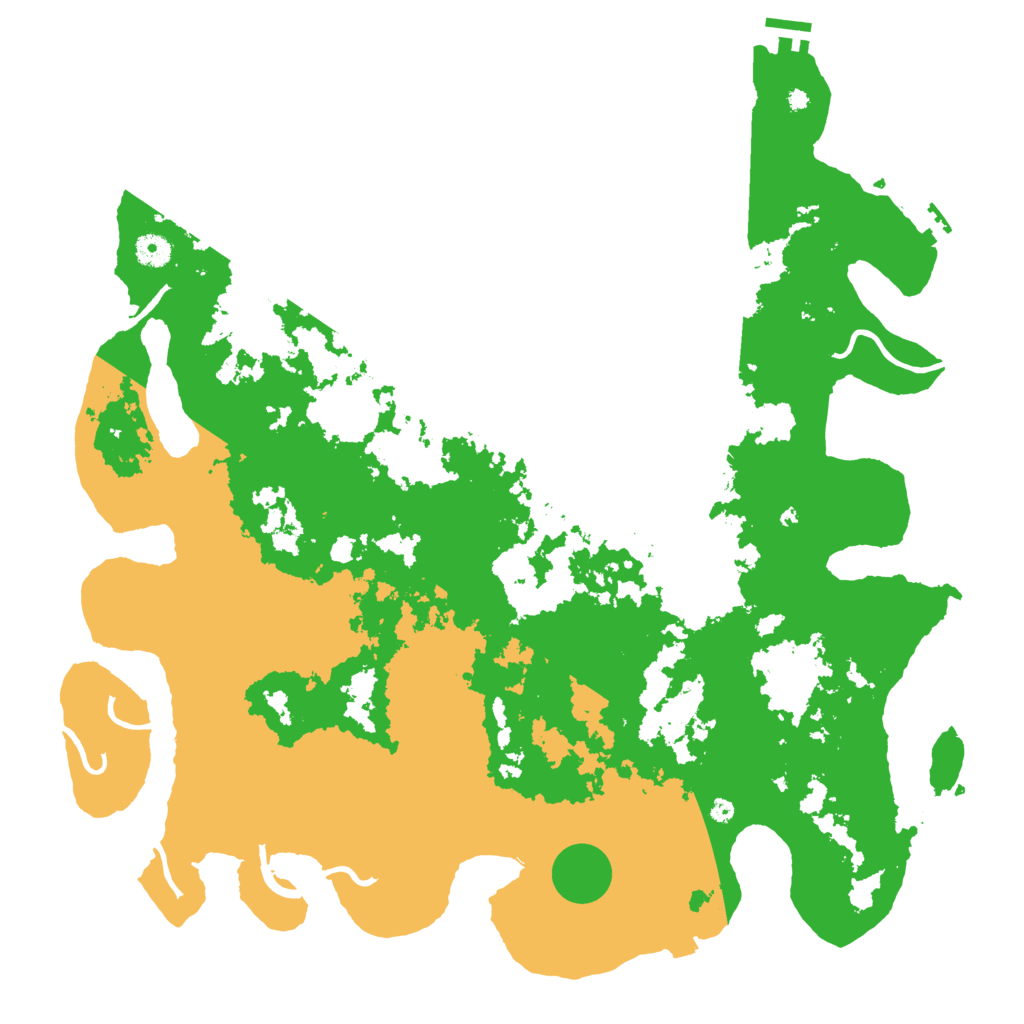 Biome Rust Map: Procedural Map, Size: 4500, Seed: 1095876521