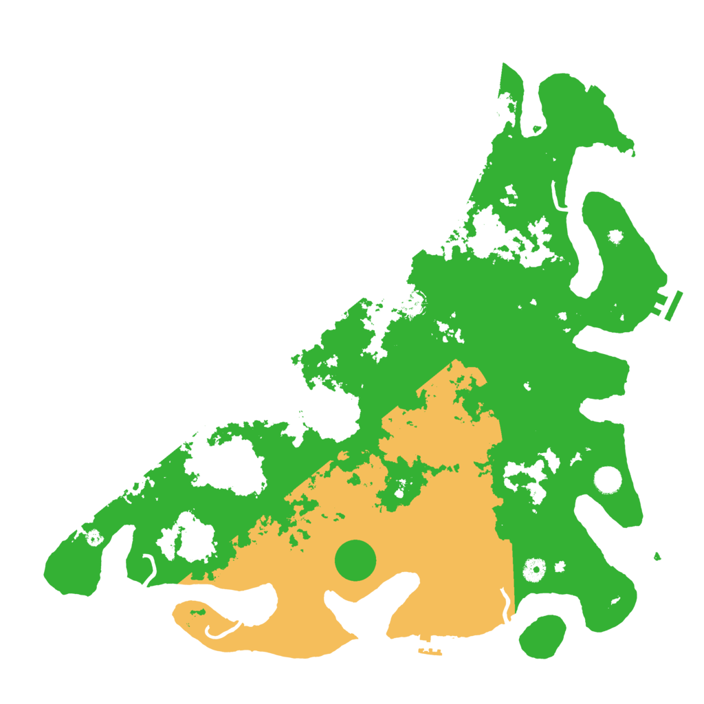 Biome Rust Map: Procedural Map, Size: 4500, Seed: 2002146158