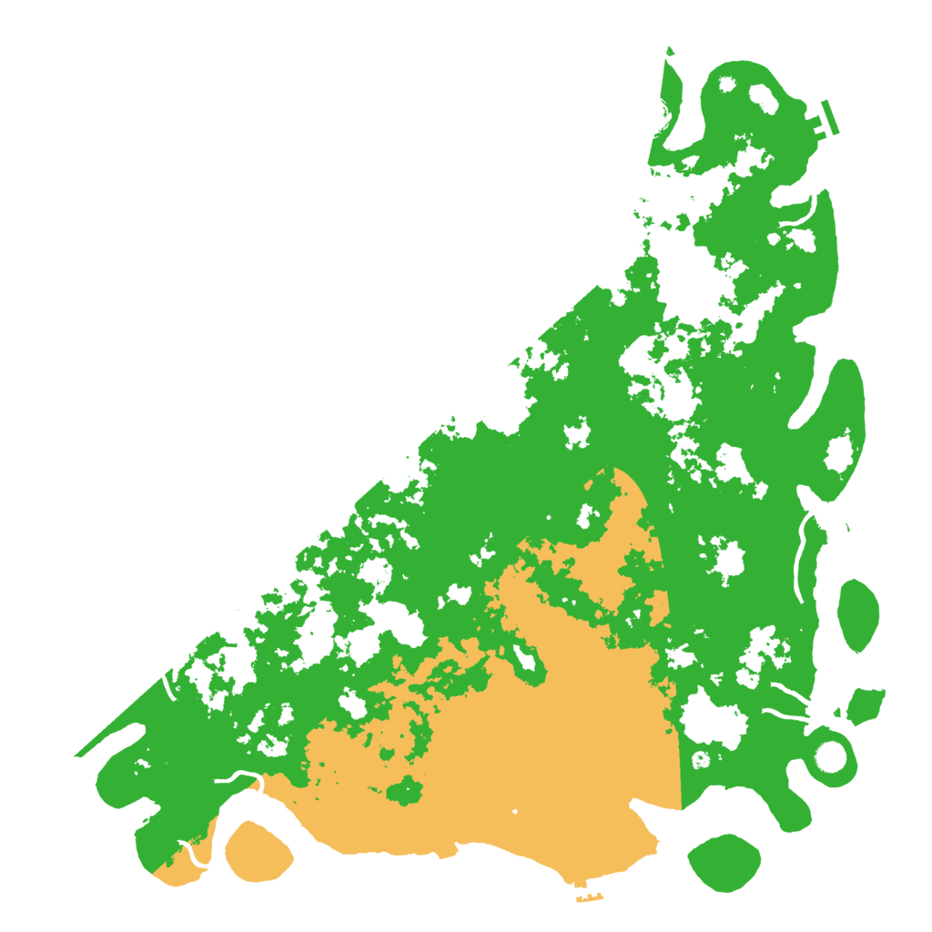 Biome Rust Map: Procedural Map, Size: 5276, Seed: 16523