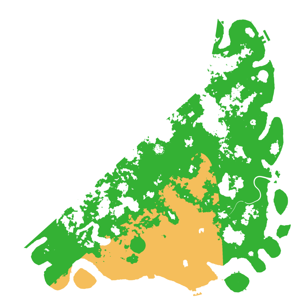 Biome Rust Map: Procedural Map, Size: 5276, Seed: 16523