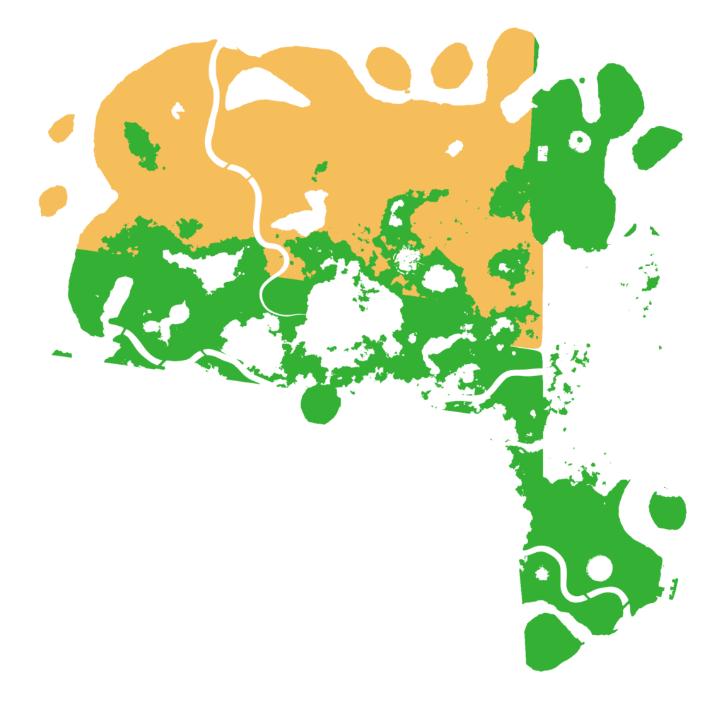 Biome Rust Map: Procedural Map, Size: 5000, Seed: 1129388054