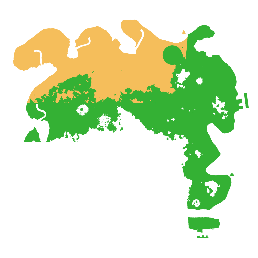 Biome Rust Map: Procedural Map, Size: 3500, Seed: 729417610