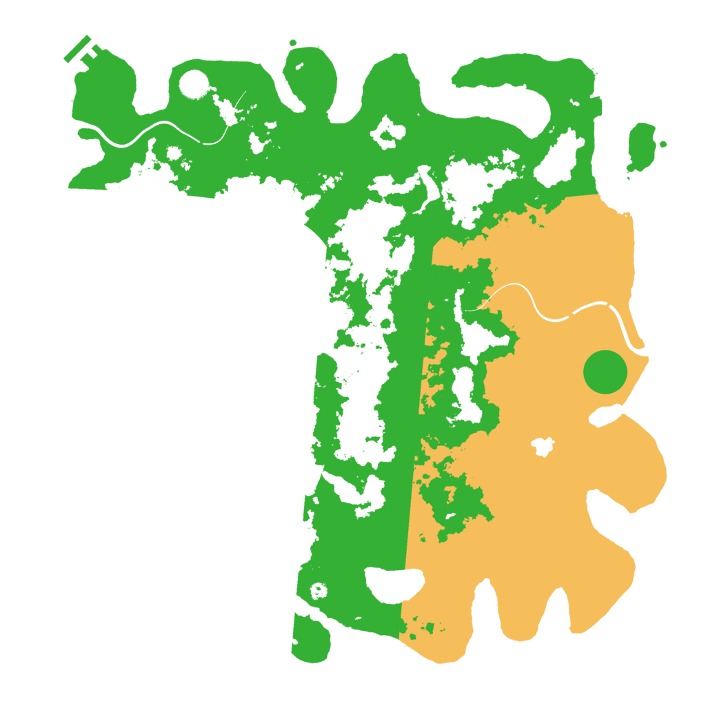 Biome Rust Map: Procedural Map, Size: 4250, Seed: 29822511