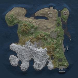 Thumbnail Rust Map: Procedural Map, Size: 2800, Seed: 56568, 12 Monuments