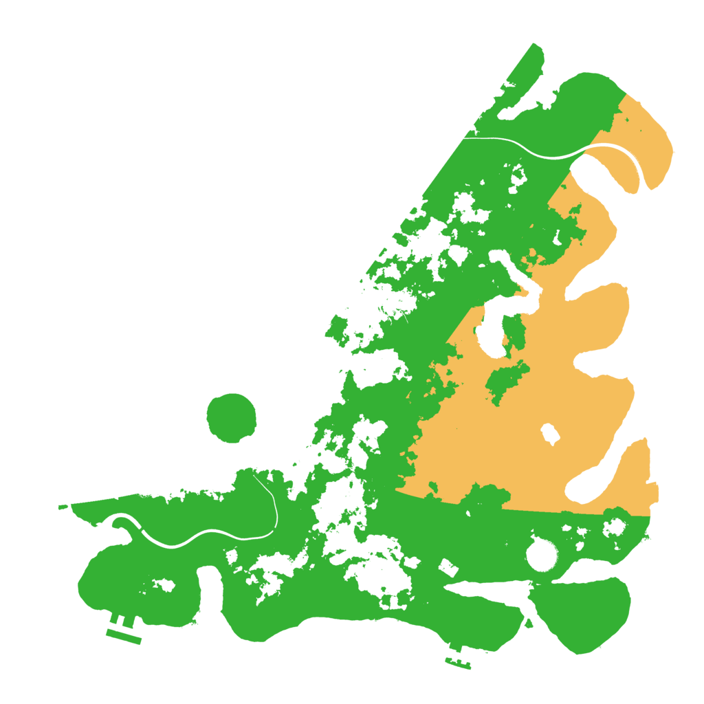 Biome Rust Map: Procedural Map, Size: 4000, Seed: 1038203187