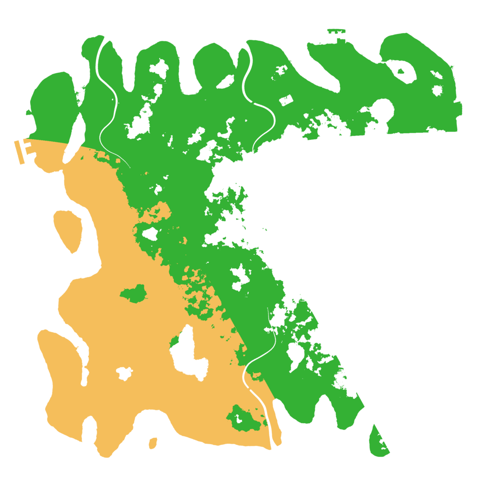 Biome Rust Map: Procedural Map, Size: 4200, Seed: 14096058