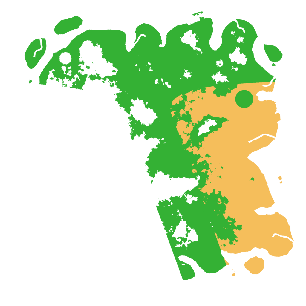 Biome Rust Map: Procedural Map, Size: 4500, Seed: 1324090820