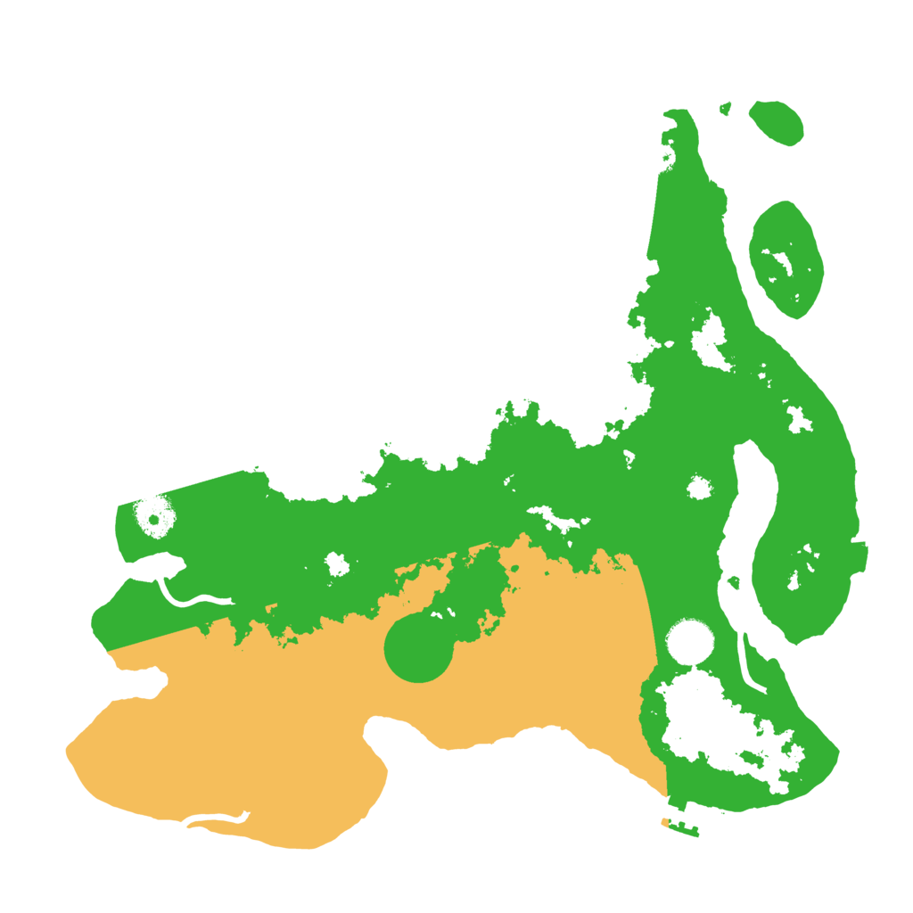 Biome Rust Map: Procedural Map, Size: 3500, Seed: 48168691