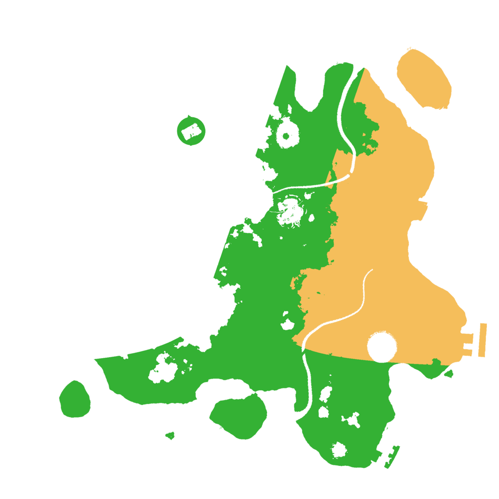 Biome Rust Map: Procedural Map, Size: 3000, Seed: 1176110906