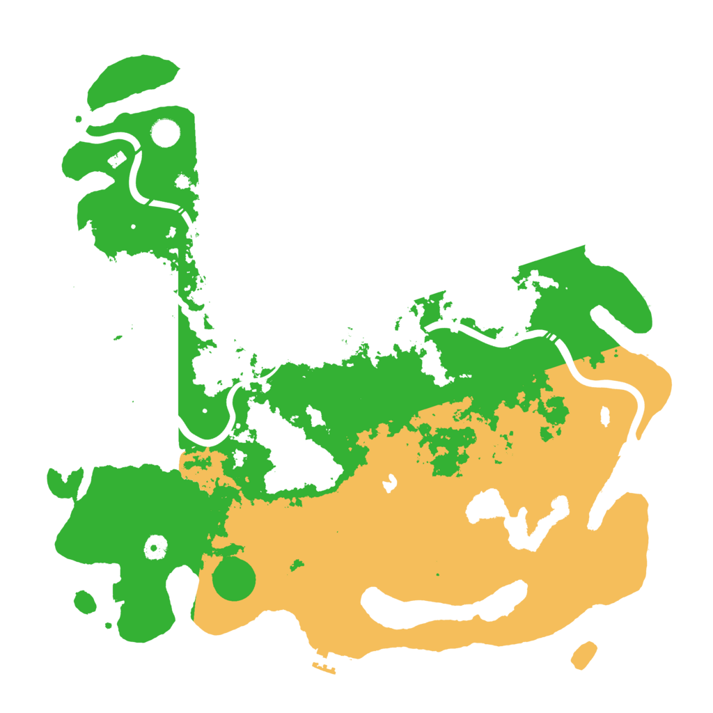 Biome Rust Map: Procedural Map, Size: 4400, Seed: 46350592