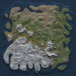 Thumbnail Rust Map: Procedural Map, Size: 5000, Seed: 1138890809, 19 Monuments