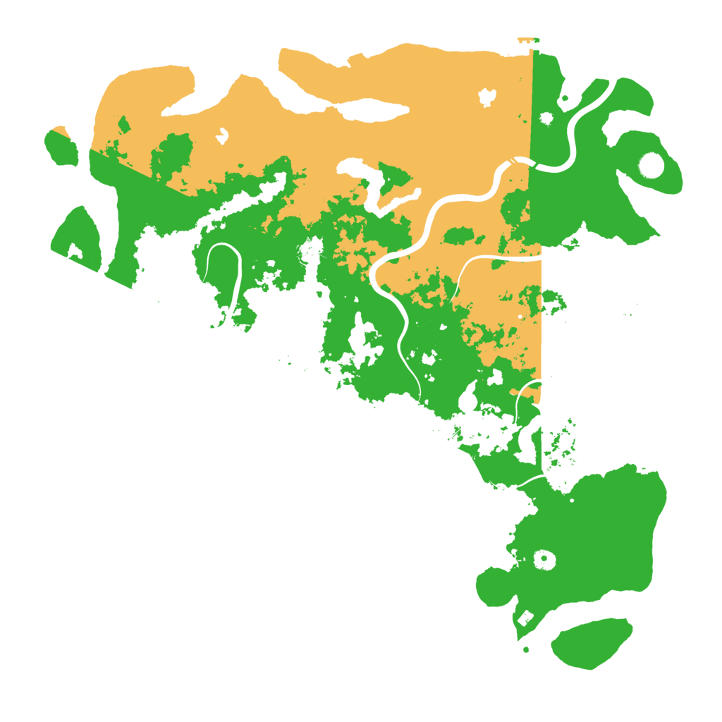 Biome Rust Map: Procedural Map, Size: 5000, Seed: 1138890809