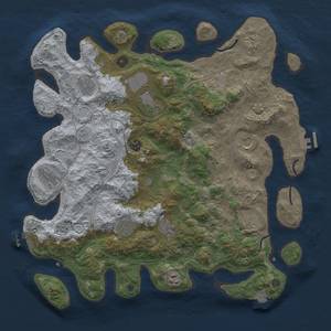 Thumbnail Rust Map: Procedural Map, Size: 4250, Seed: 1170883698, 19 Monuments