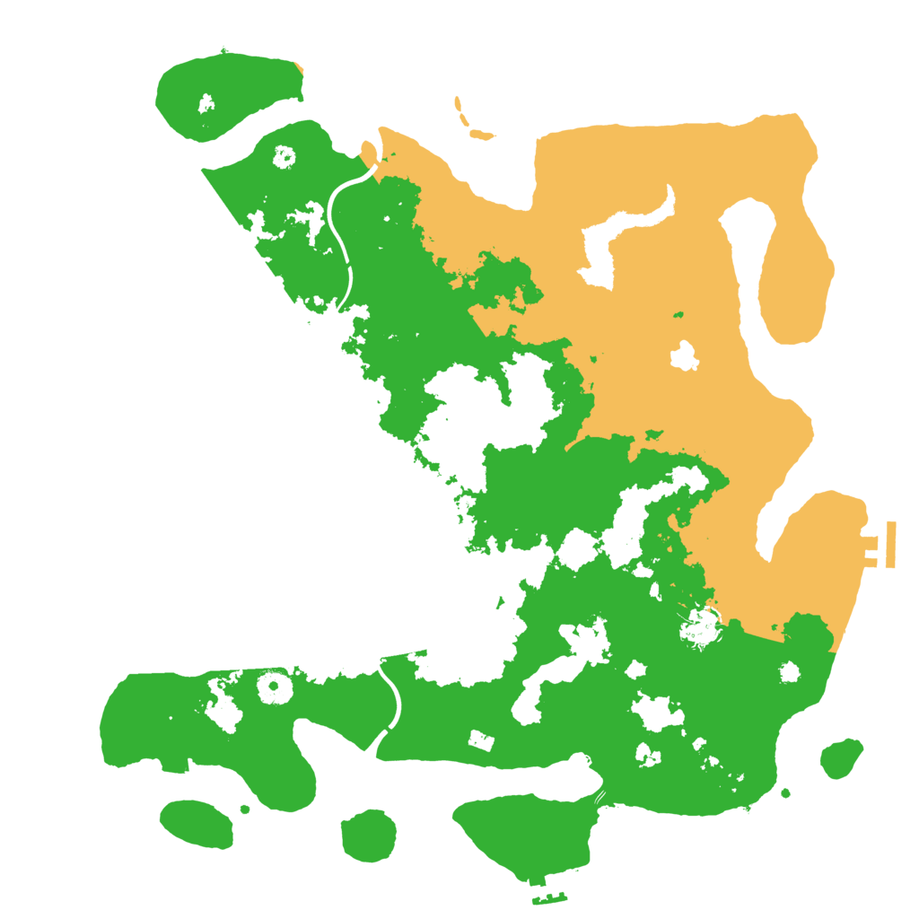 Biome Rust Map: Procedural Map, Size: 4000, Seed: 50145030