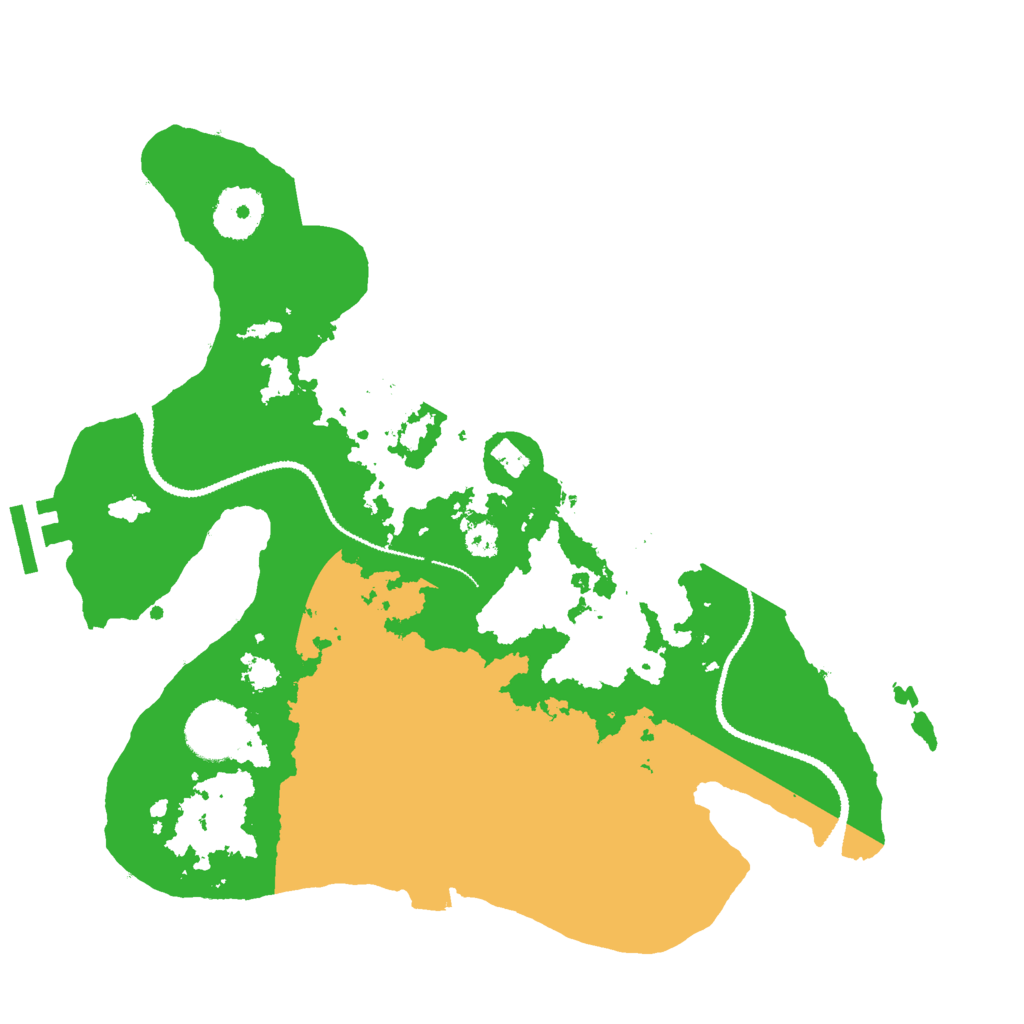 Biome Rust Map: Procedural Map, Size: 3000, Seed: 1020628434