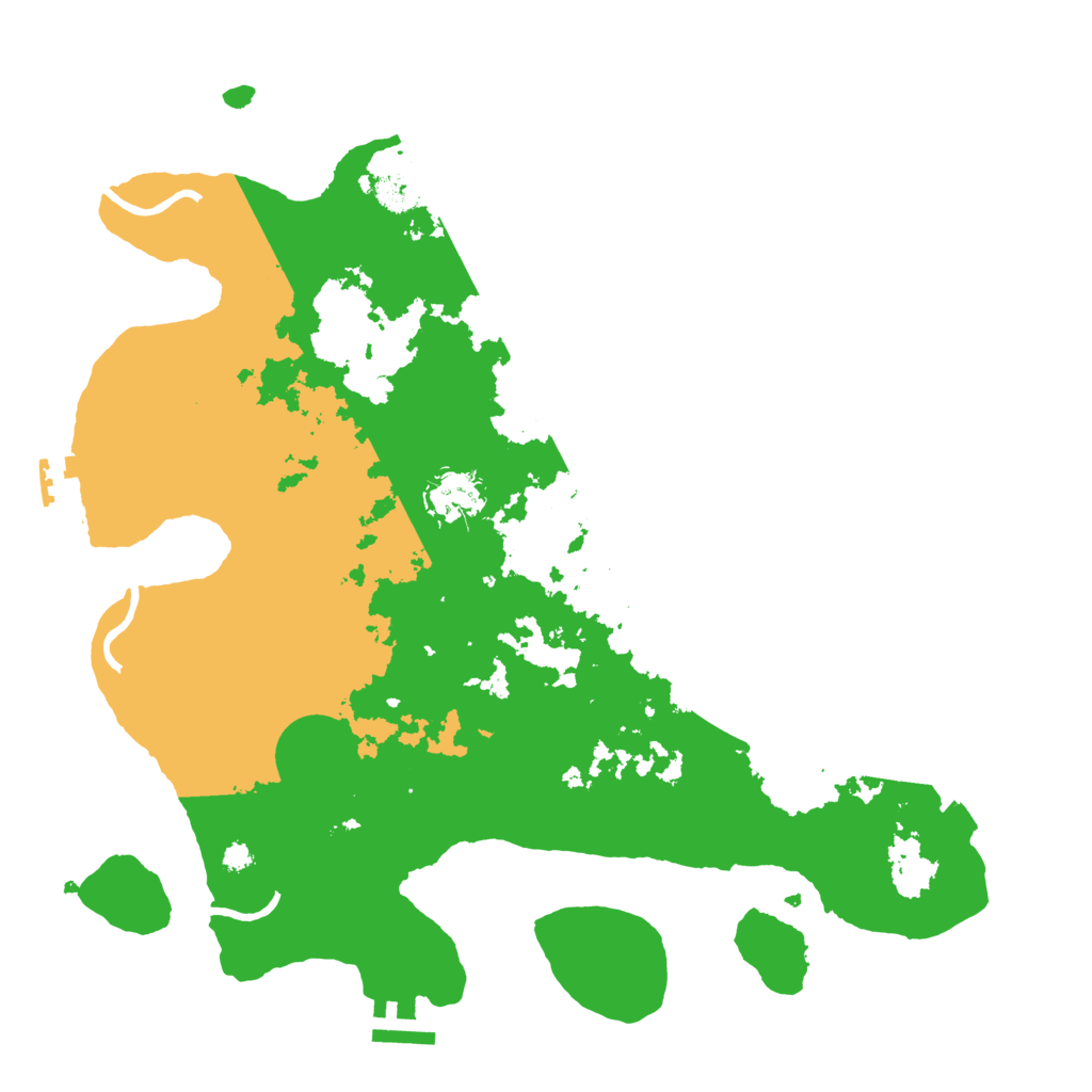 Biome Rust Map: Procedural Map, Size: 3500, Seed: 49133809