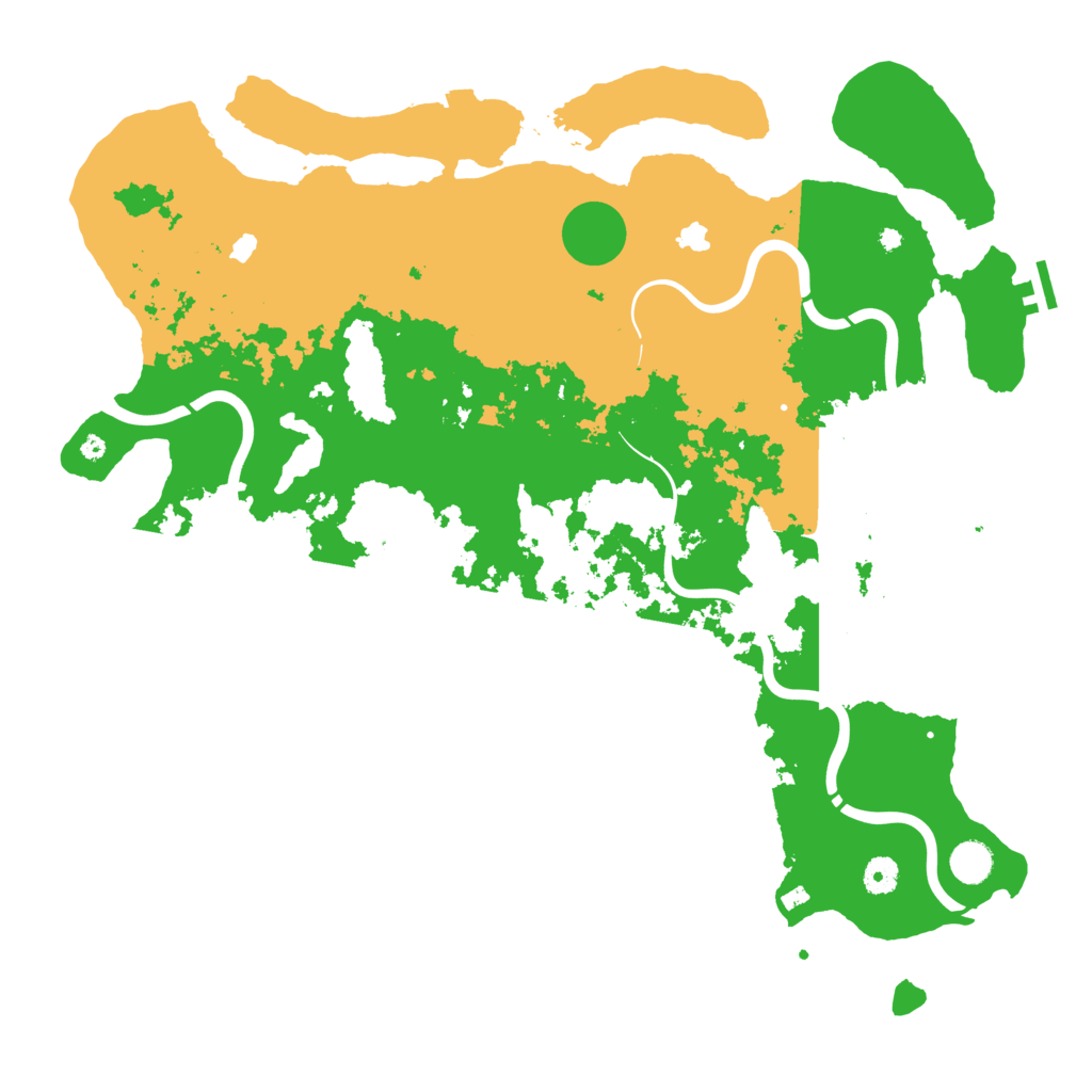 Biome Rust Map: Procedural Map, Size: 4500, Seed: 453977151