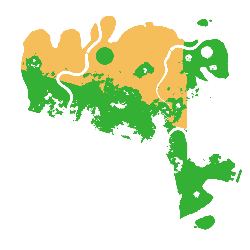 Biome Rust Map: Procedural Map, Size: 3750, Seed: 803874476