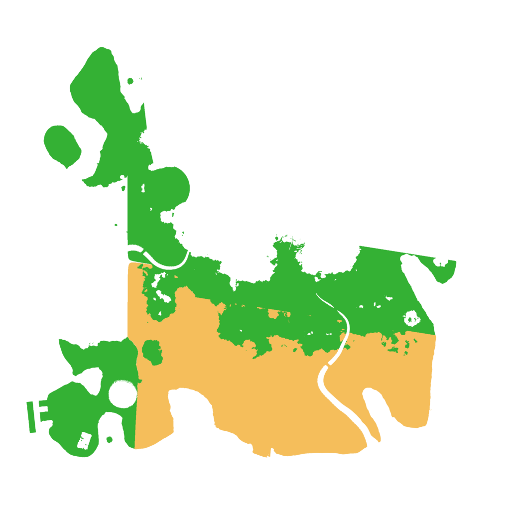 Biome Rust Map: Procedural Map, Size: 3300, Seed: 1671659345