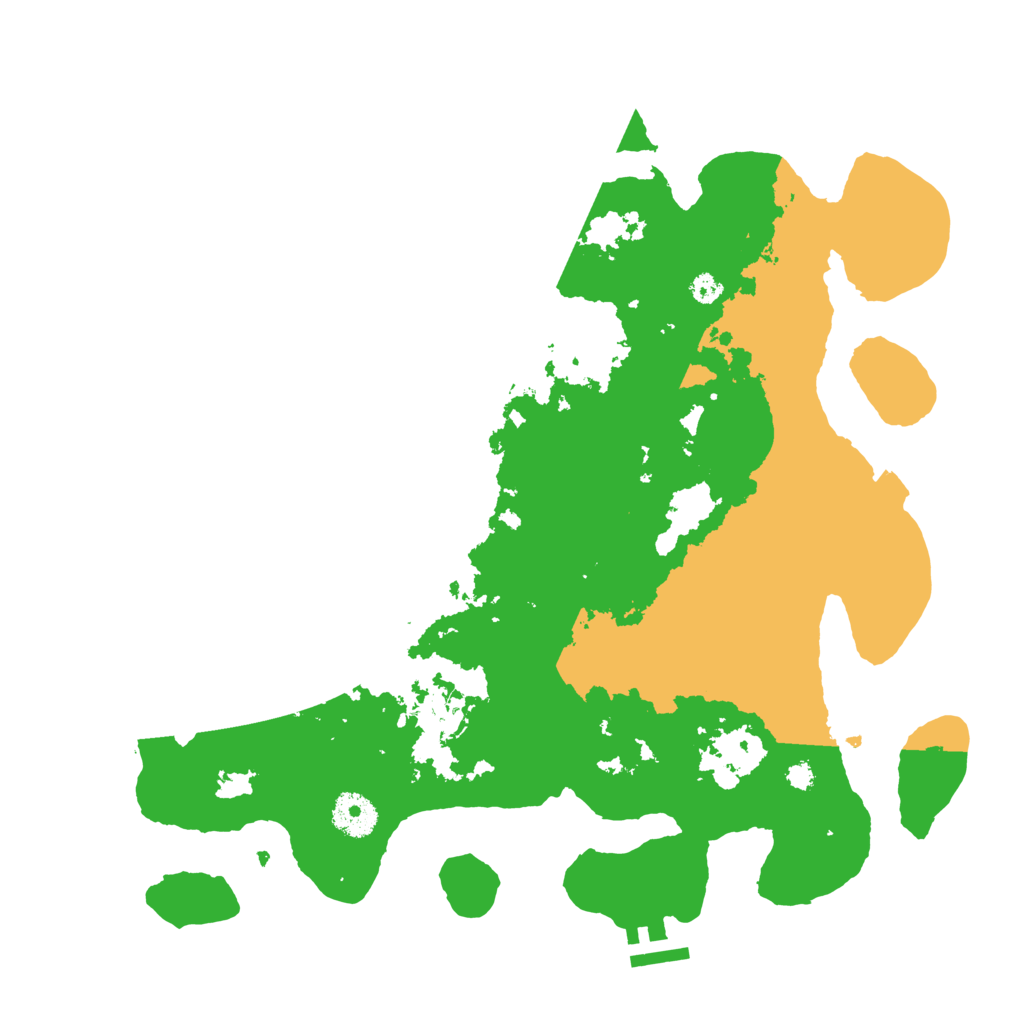 Biome Rust Map: Procedural Map, Size: 3500, Seed: 85514406