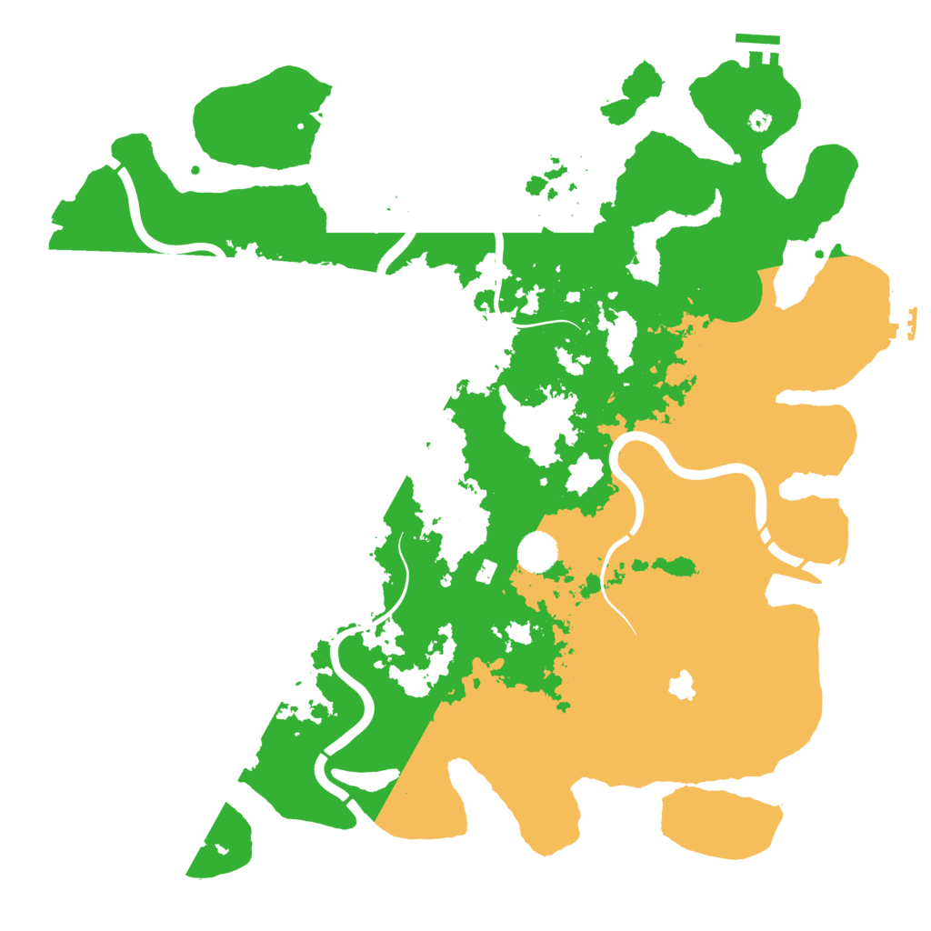 Biome Rust Map: Procedural Map, Size: 4250, Seed: 1238296344