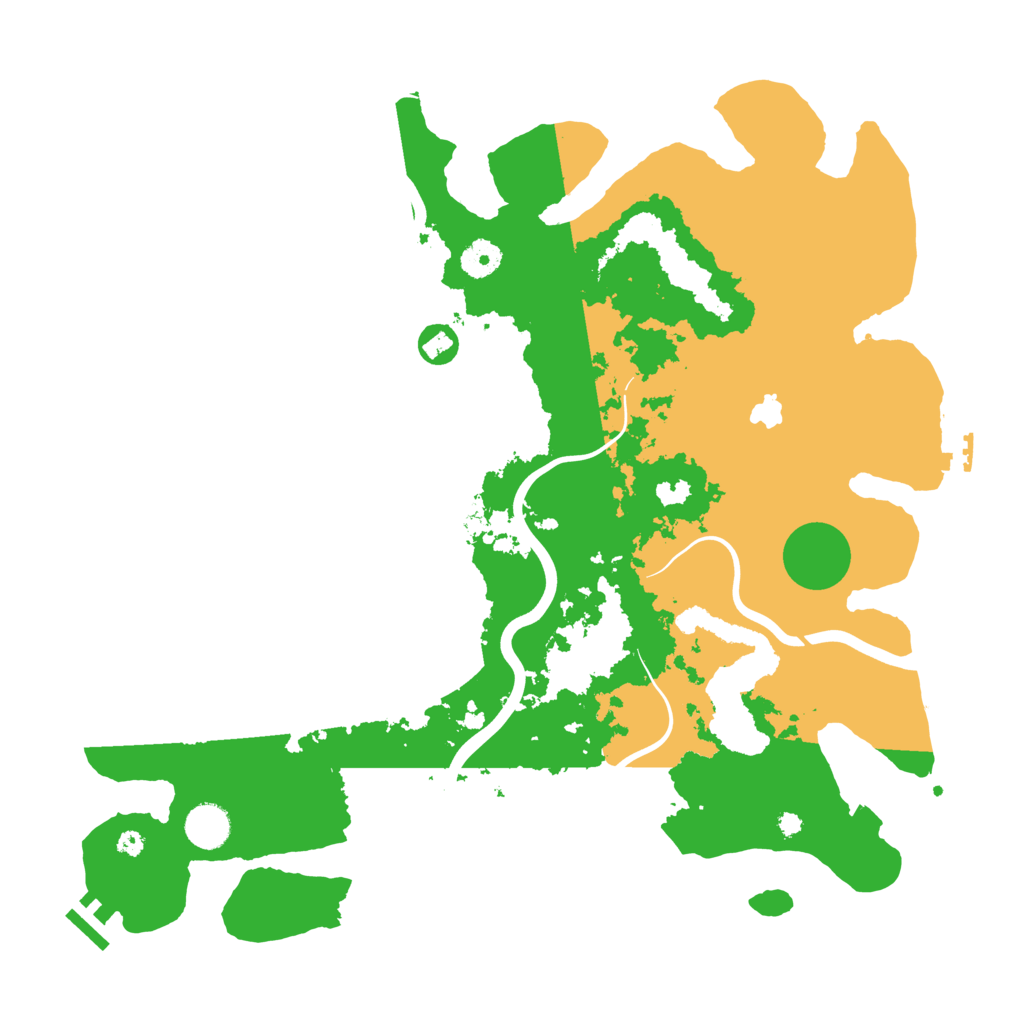 Biome Rust Map: Procedural Map, Size: 4000, Seed: 1144797928