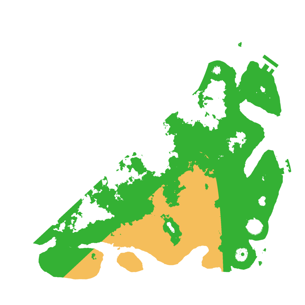 Biome Rust Map: Procedural Map, Size: 3500, Seed: 1234575722