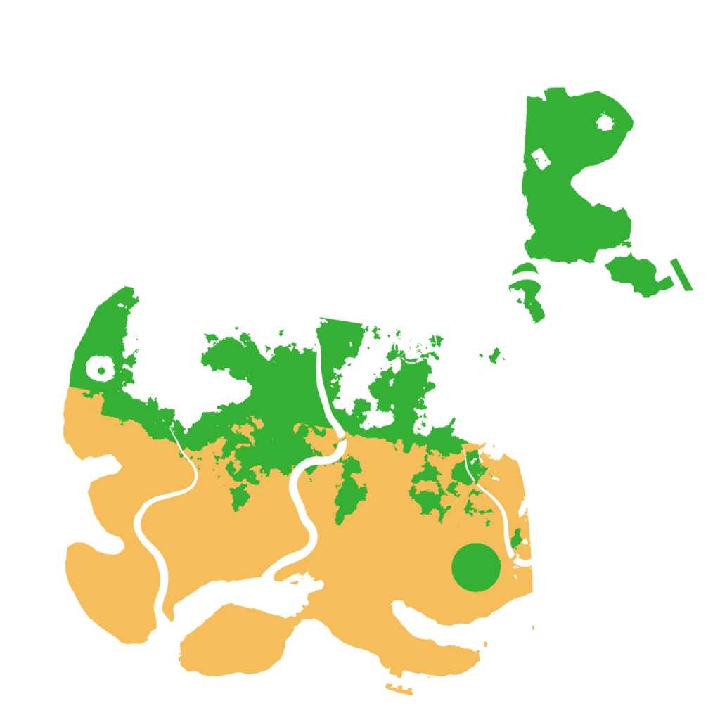Biome Rust Map: Procedural Map, Size: 3900, Seed: 112