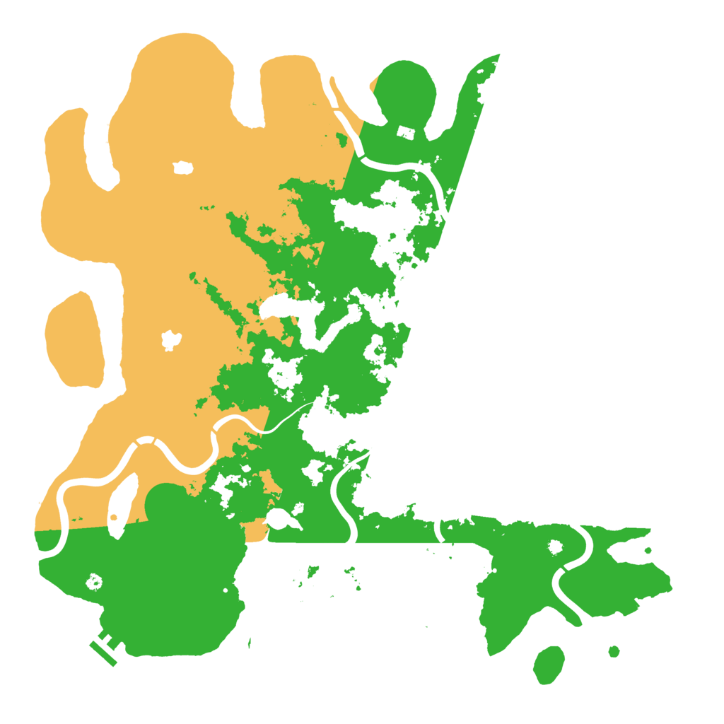 Biome Rust Map: Procedural Map, Size: 4500, Seed: 1534215693
