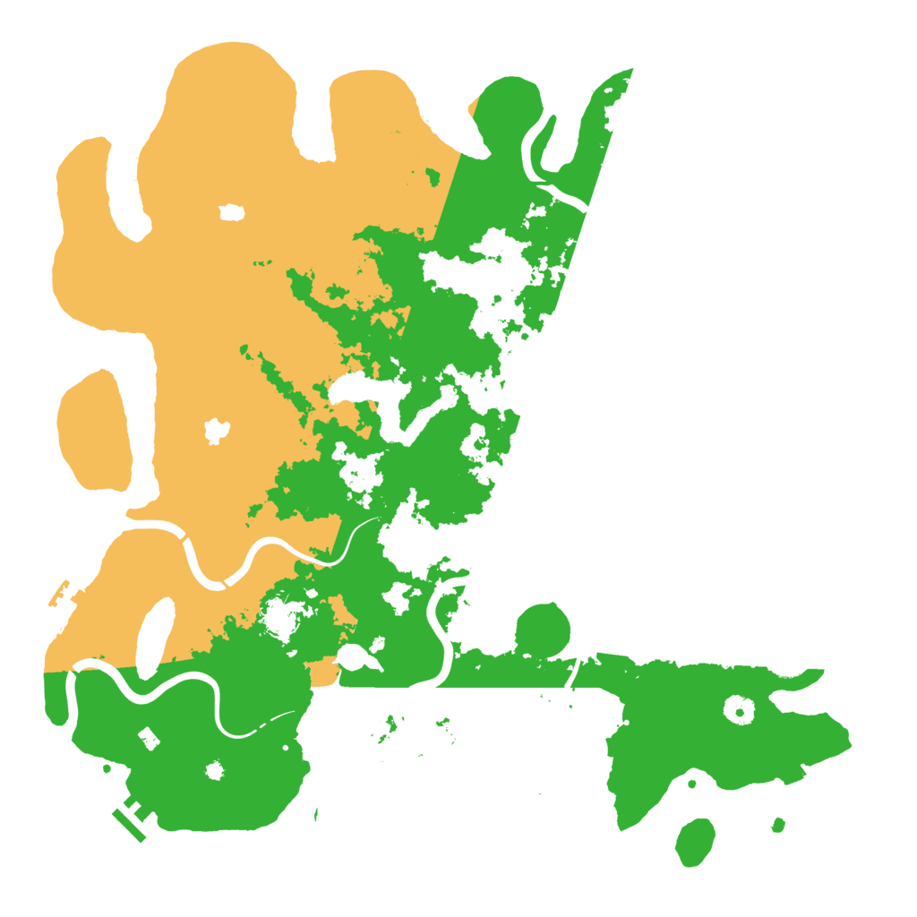 Biome Rust Map: Procedural Map, Size: 4500, Seed: 1534215693