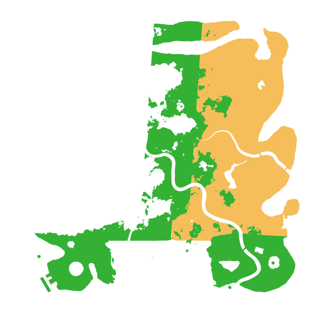 Biome Rust Map: Procedural Map, Size: 4000, Seed: 207965309