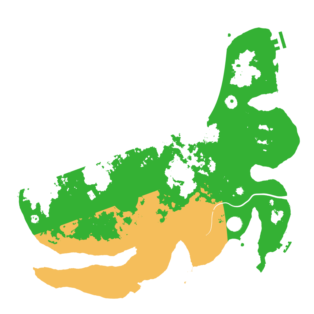 Biome Rust Map: Procedural Map, Size: 3750, Seed: 454314