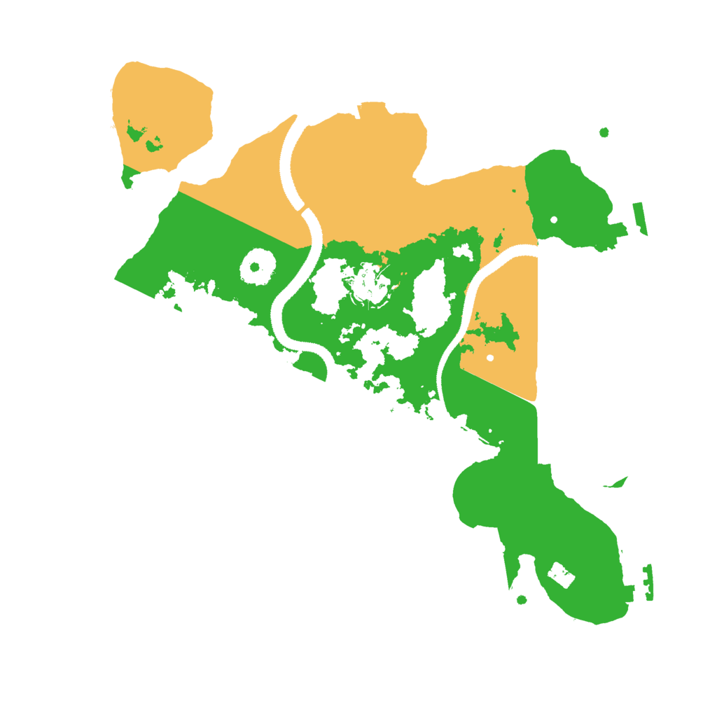 Biome Rust Map: Procedural Map, Size: 3000, Seed: 1138890809