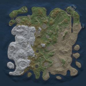 Thumbnail Rust Map: Procedural Map, Size: 4250, Seed: 979100137, 19 Monuments