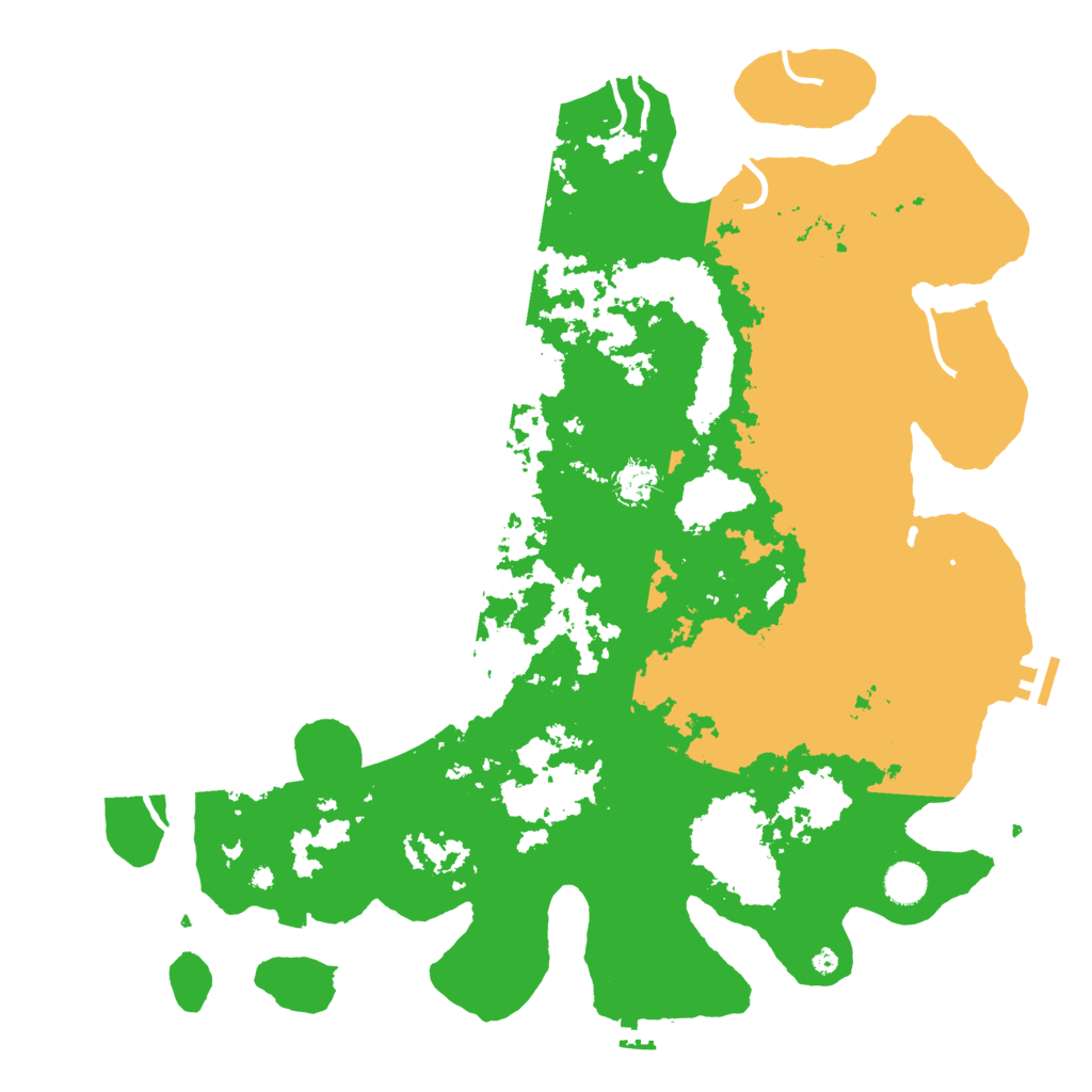 Biome Rust Map: Procedural Map, Size: 4500, Seed: 899078738