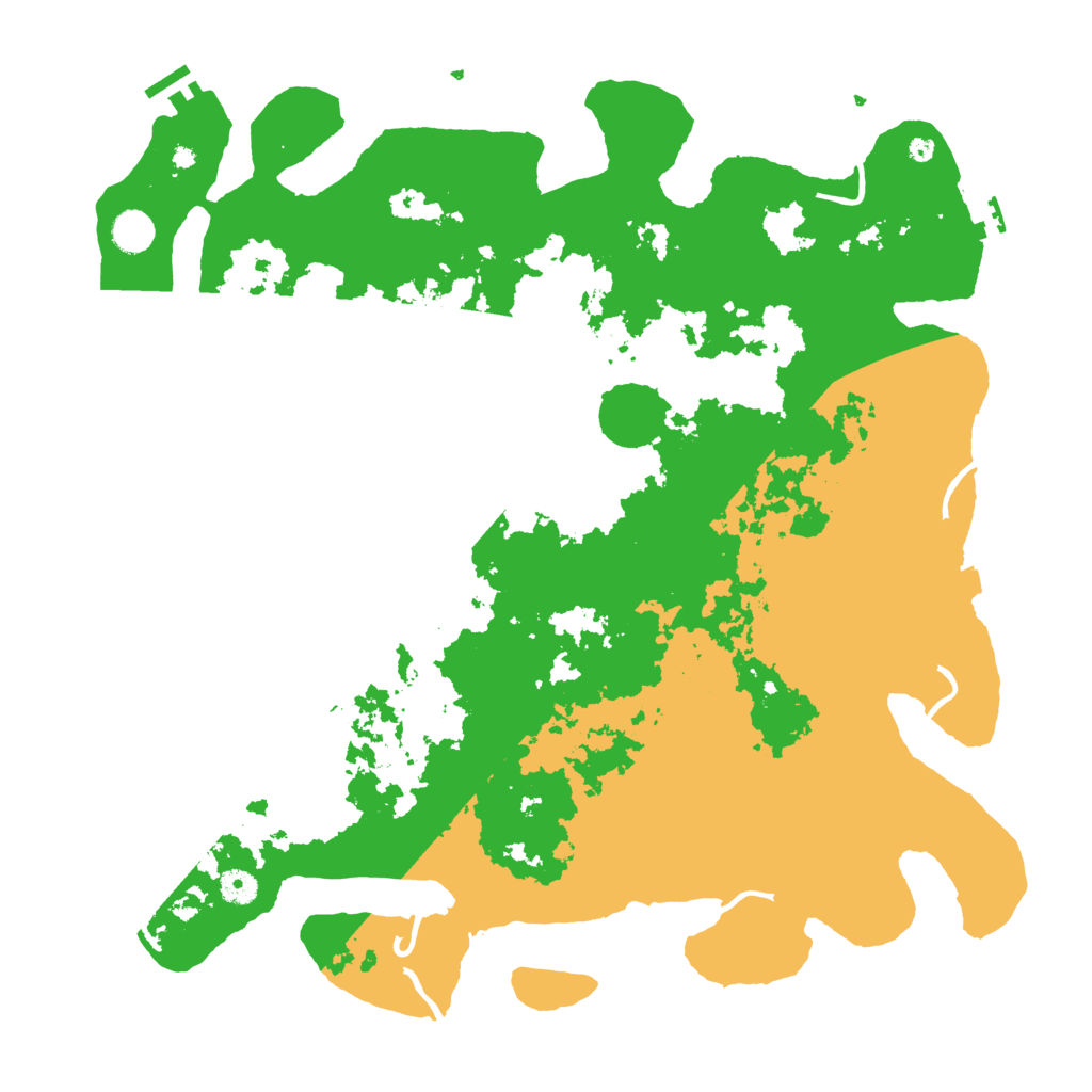 Biome Rust Map: Procedural Map, Size: 4500, Seed: 2058057833