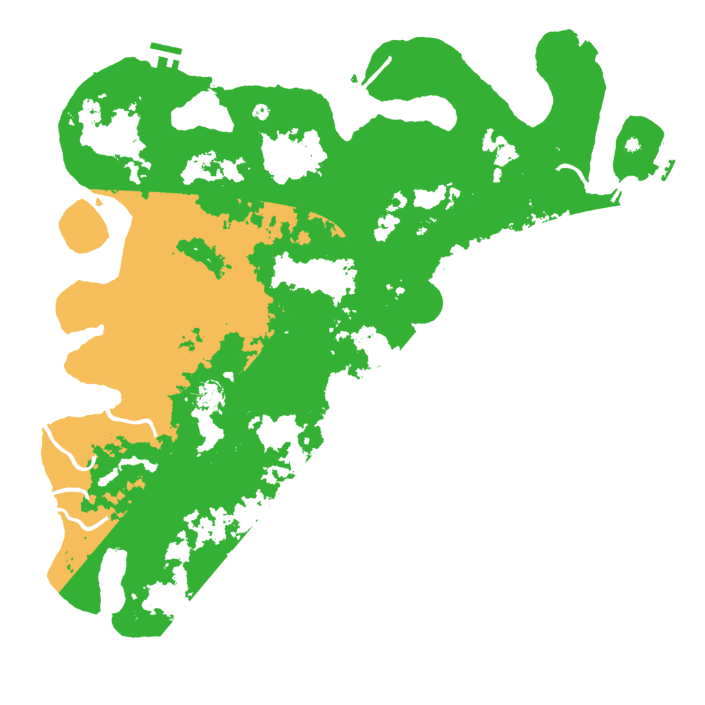 Biome Rust Map: Procedural Map, Size: 4500, Seed: 539576287