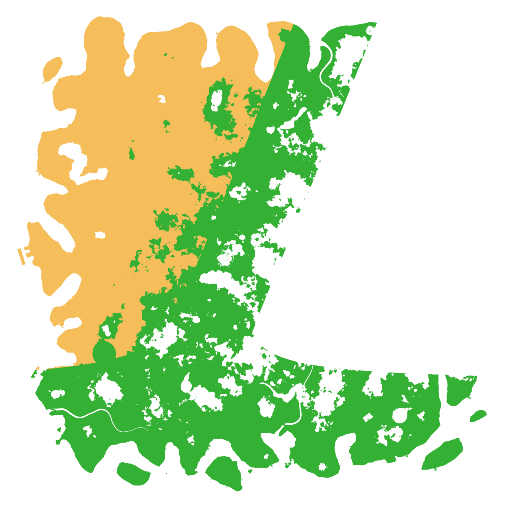 Biome Rust Map: Procedural Map, Size: 6000, Seed: 316090232
