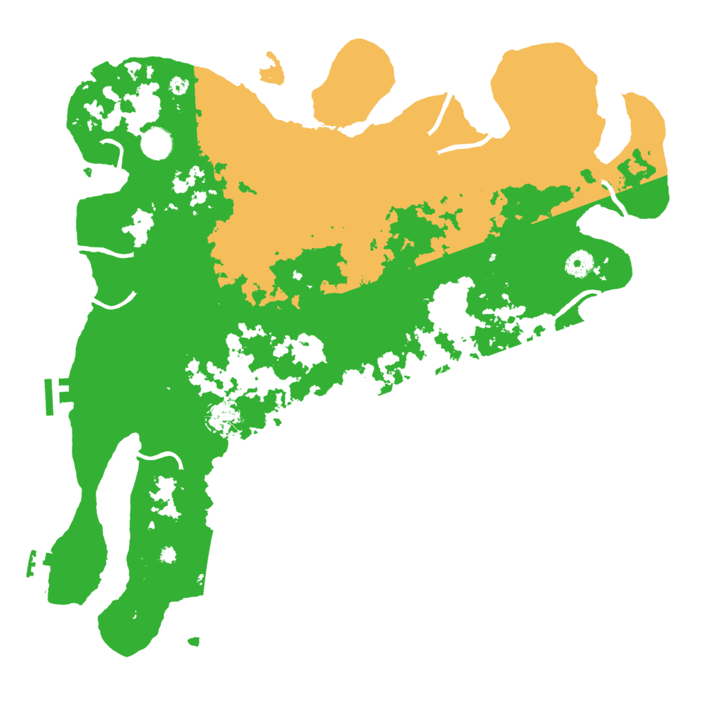 Biome Rust Map: Procedural Map, Size: 4000, Seed: 742024