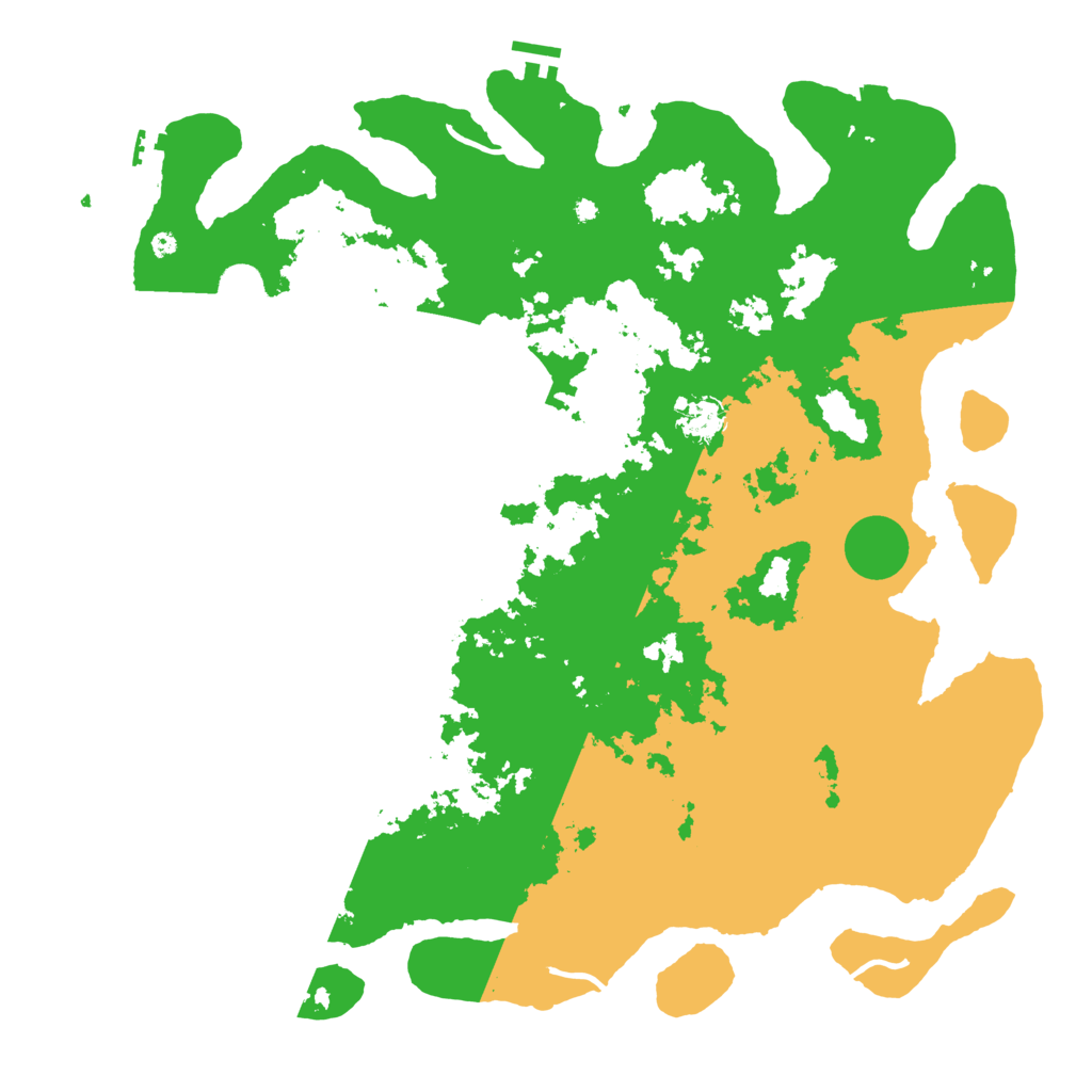 Biome Rust Map: Procedural Map, Size: 4500, Seed: 122391088