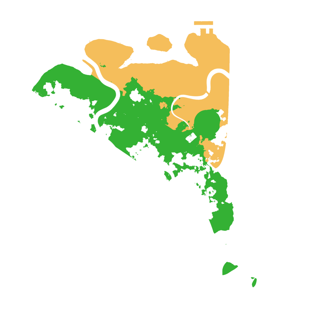 Biome Rust Map: Procedural Map, Size: 3280, Seed: 468753735