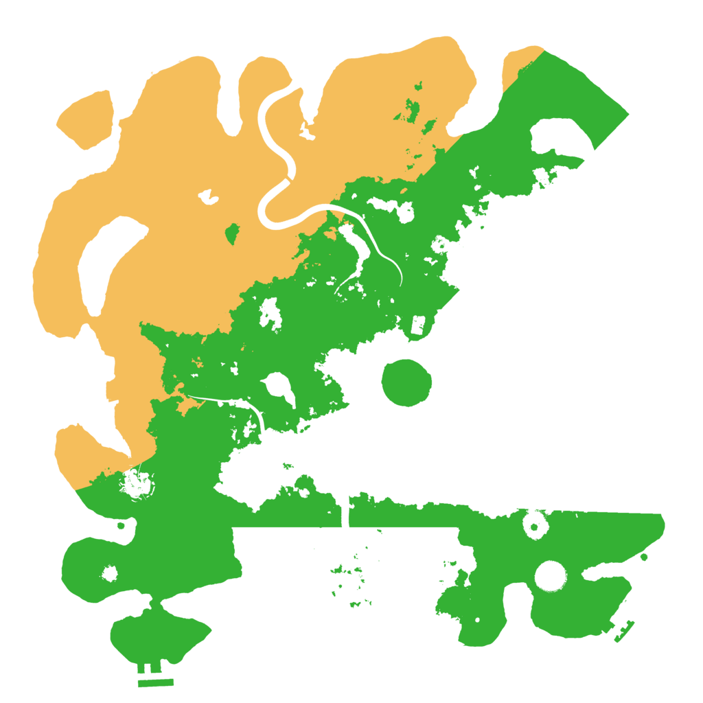 Biome Rust Map: Procedural Map, Size: 4000, Seed: 1001816847
