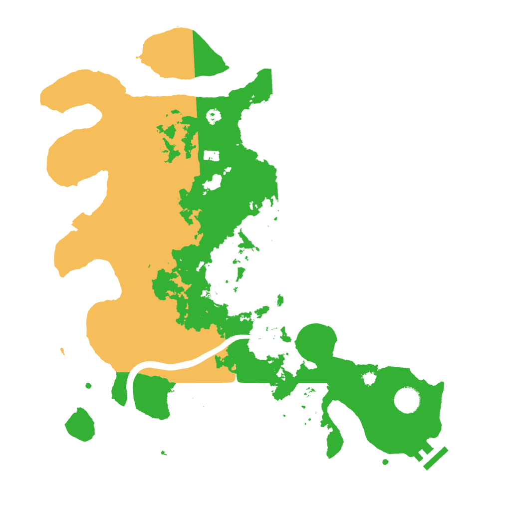 Biome Rust Map: Procedural Map, Size: 3500, Seed: 150196963
