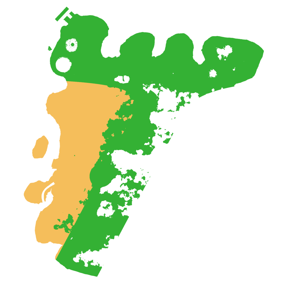 Biome Rust Map: Procedural Map, Size: 3500, Seed: 796327572