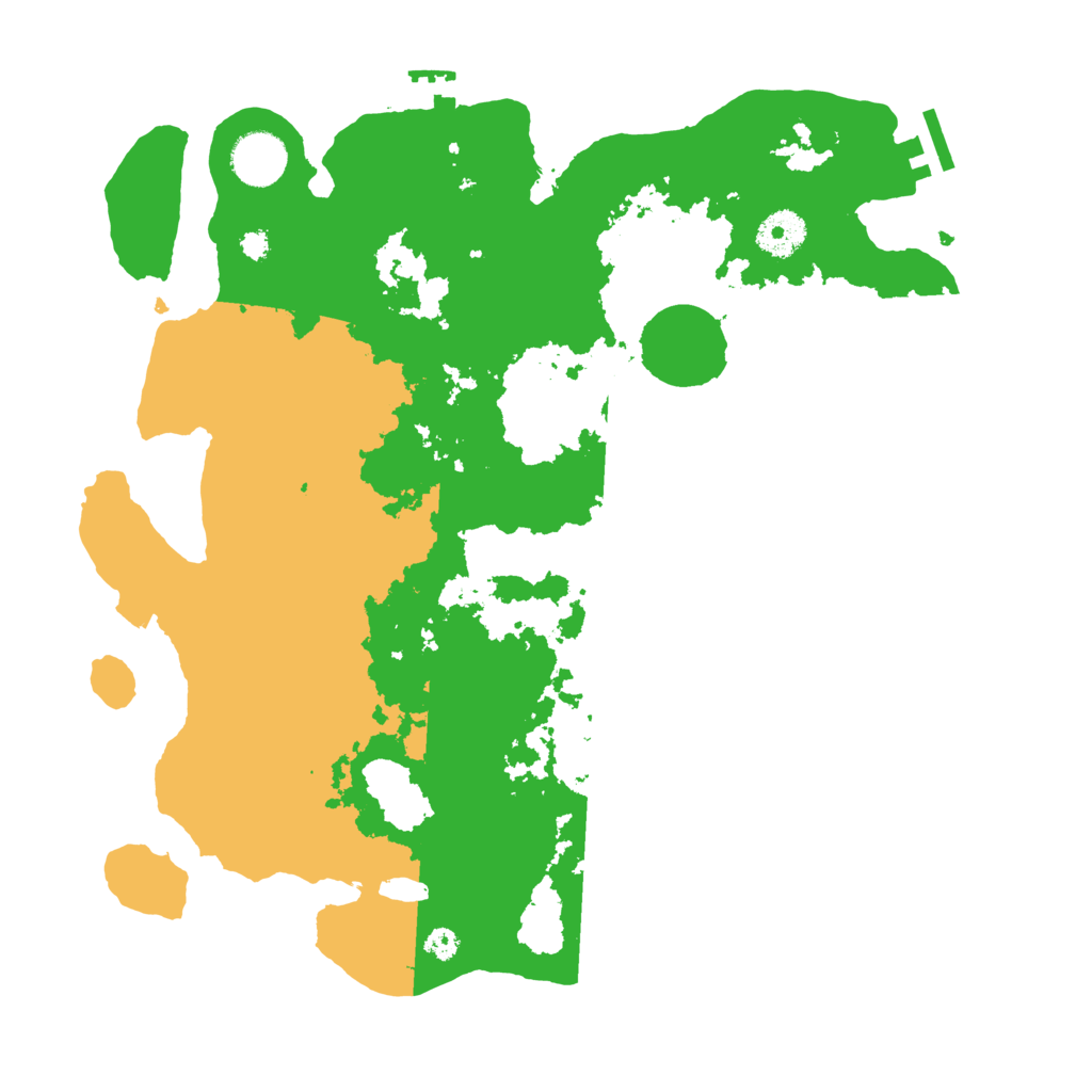 Biome Rust Map: Procedural Map, Size: 3500, Seed: 1800950990